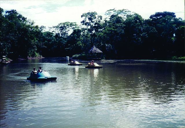 Os pedalinhos no rio — Anos 90